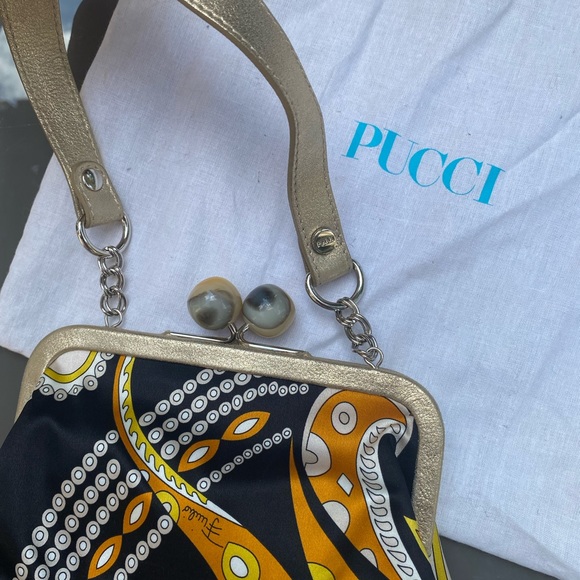 Emilio Pucci silk hand bag - Picture 11 of 12